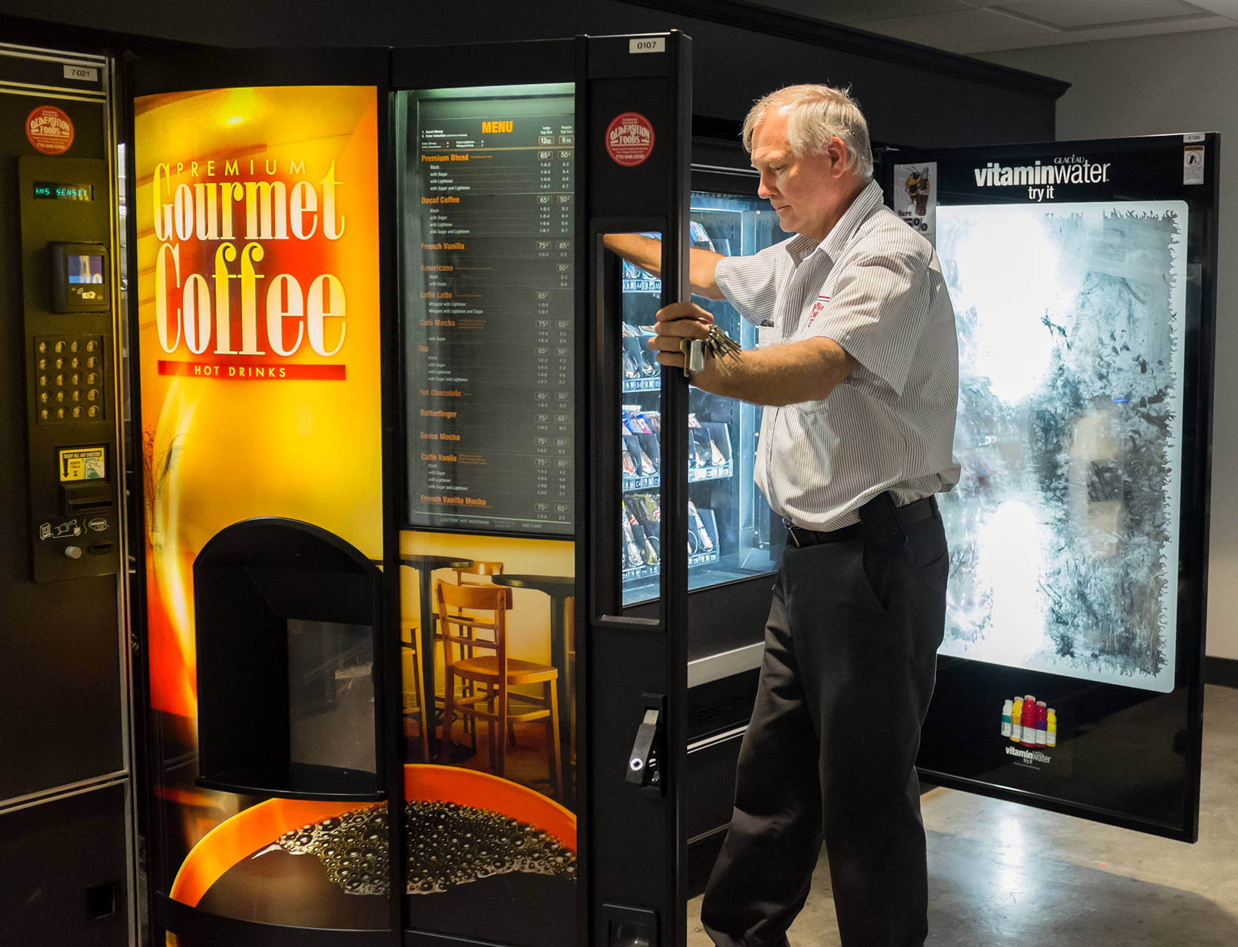 A picture of a Georgia Tech vending machine